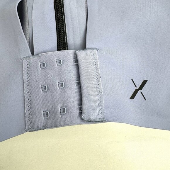 Knix Bra Size 6 Blue High Support Zip Front Catalyst Sports 32 34 DD DDD - Picture 3 of 5